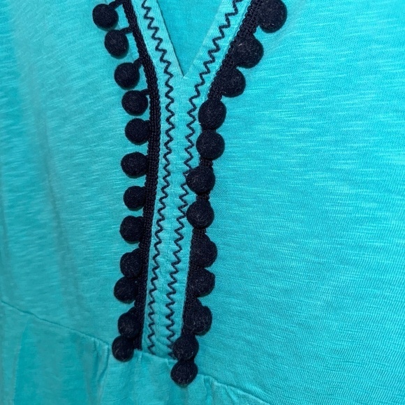 Boden Carina Jersey Tunic Pom Pom Mini Dress Size 8R 8 Regular - Picture 5 of 7